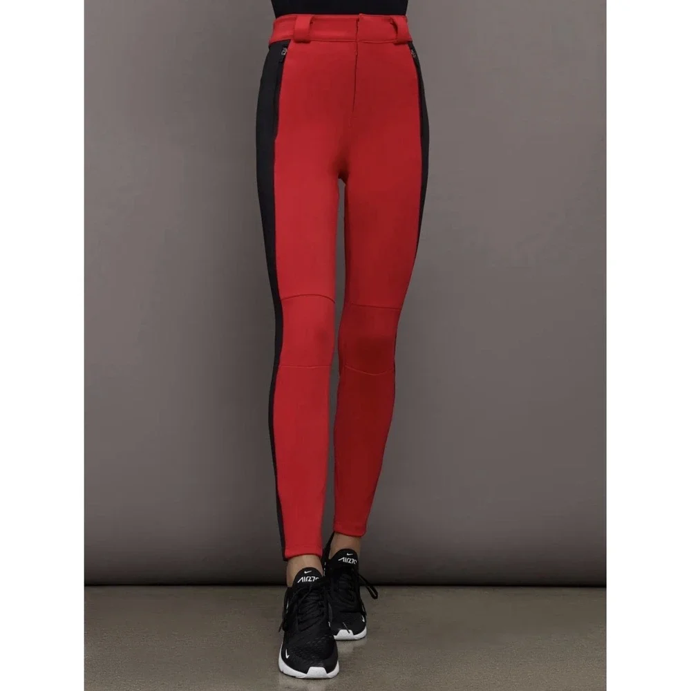 NWT Free People FP Movement Chill Factor Leggings Women's SKI pants Red $198